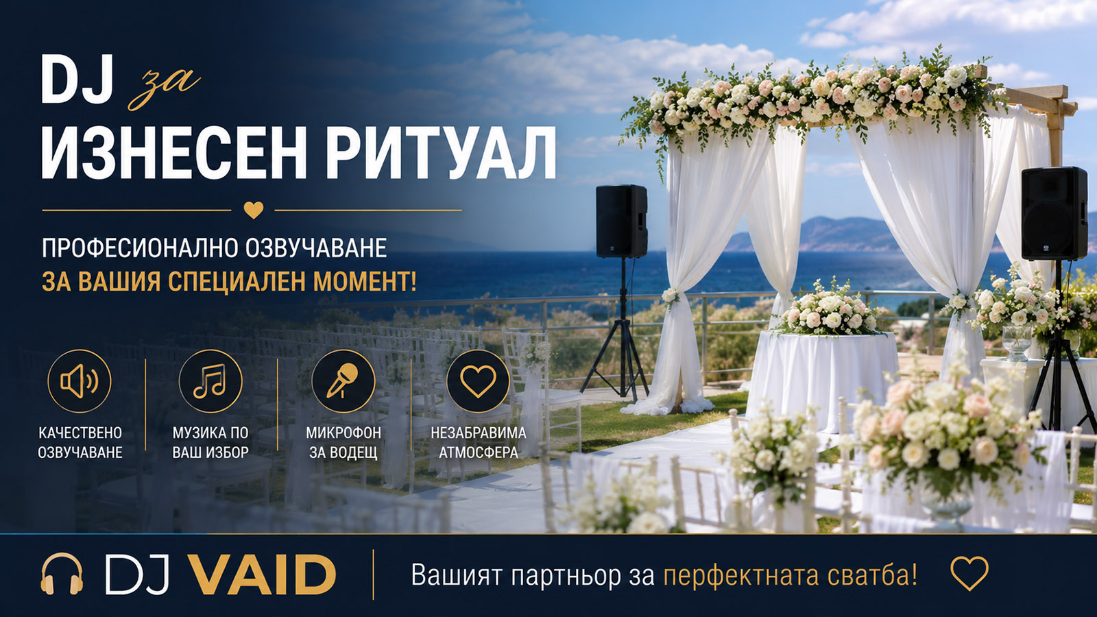 DJ за изнесен ритуал